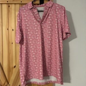 Pink Patterned Men's Shirt